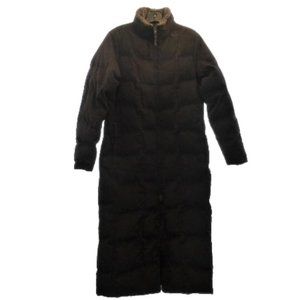 Down Insulated Quilted Long Parka Puffer Jacket